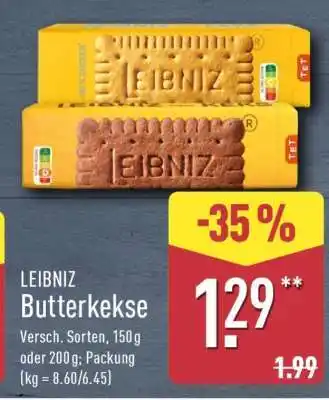 Aldi Nord LEIBNIZ Butterkekse Angebot
