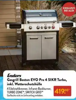Aldi Süd Gasgrill Boston EVO Pro 4 SIKR Turbo, inkl. Wetterschutzhülle Angebot