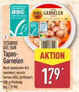 Aldi Nord TESOROS DEL SUR Tapas-Garnelen Angebot