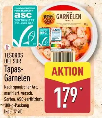 Aldi Nord TESOROS DEL SUR Tapas-Garnelen Angebot
