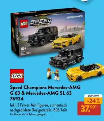 Aldi Süd LEGO Speed Champions Mercedes-AMG G 63 & Mercedes-AMG SL 63 76924 Angebot