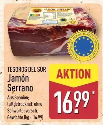 Aldi Nord Jamón Serrano Angebot