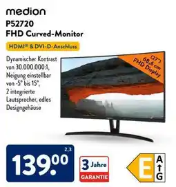 Aldi Süd Medion P52720 FHD Curved-Monitor Angebot