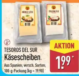 Aldi Nord TESOROS DEL SUR Käsescheiben Angebot