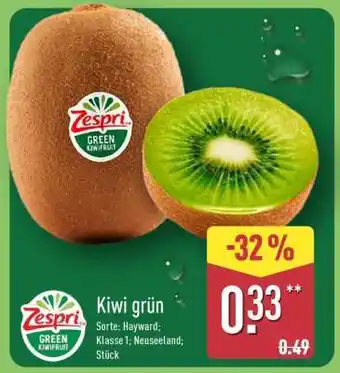 Aldi Nord Kiwi grün Angebot