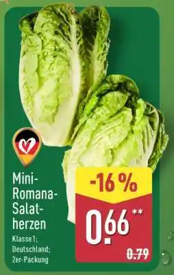 Aldi Nord Mini-Romana- Salatherzen Angebot