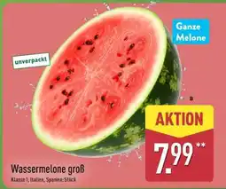 Aldi Nord Wassermelone groß Angebot