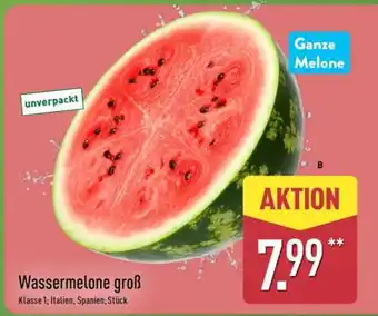 Aldi Nord Wassermelone groß Angebot