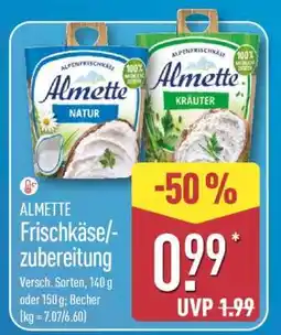 Aldi Nord Almette Frischkäse/-Zubereitung Angebot