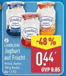 Aldi Nord LANDLIEBE Joghurt auf Frucht Angebot
