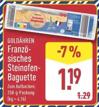 Aldi Nord GOLDÄHREN Französisches Steinofen-Baguette Angebot