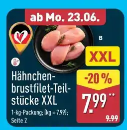 Aldi Nord Hähnchenbrustfilet-Teilstücke XXL Angebot