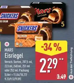 Aldi Nord MARS Eisriegel Angebot