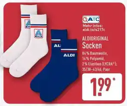 Aldi Nord ALDIORIGINAL Socken Angebot