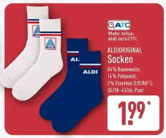 Aldi Nord ALDIORIGINAL Socken Angebot