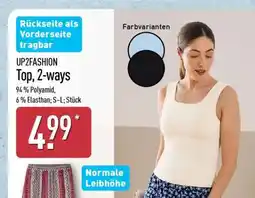 Aldi Nord UP2FASHION Top, 2-ways Angebot