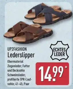 Aldi Nord UP2FASHION Lederslipper Angebot