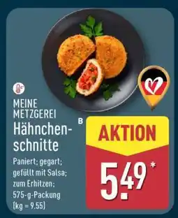 Aldi Nord MEINE METZGEREI Hähnchenschnitte Angebot