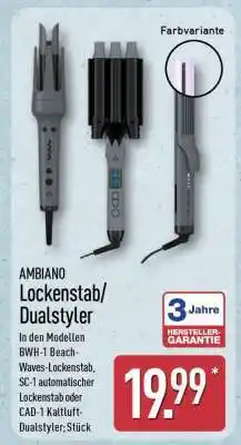 Aldi Nord AMBIANO Lockenstab/Dualstyler Angebot