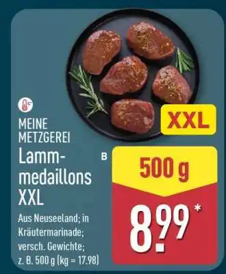 Aldi Nord Lammmedaillons XXL Angebot