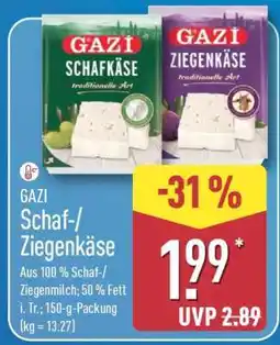 Aldi Nord GAZI Schaf-/Ziegenkäse Angebot