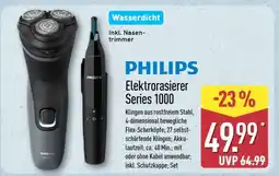 Aldi Nord PHILIPS Elektrorasierer Series 1000 Angebot