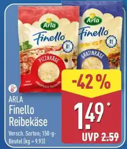 Aldi Nord Arla Finello Reibekäse Angebot