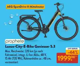 Aldi Nord Luxus-City-E-Bike Geniesser 5.3 Angebot