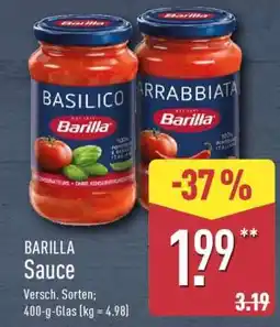 Aldi Nord BARILLA Sauce Angebot