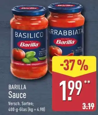 Aldi Nord BARILLA Sauce Angebot