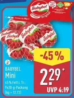 Aldi Nord BABYBEL Mini Angebot