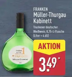 Aldi Nord FRANKEN Müller-Thurgau Kabinett Angebot