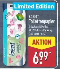 Aldi Nord KOKETT Toilettenpapier Angebot