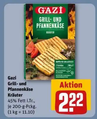 REWE Gazi Grill- und Pfannenkäse Kräuter Angebot