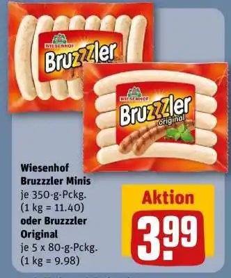 REWE Wiesenhof Bruzzzler Minis oder Bruzzzler Original Angebot
