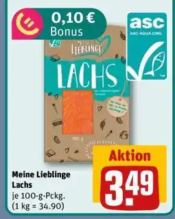REWE Meine Lieblinge Lachs Angebot