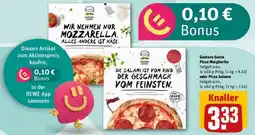 REWE Gustavo Gusto Pizza Margherita tiefgefroren, oder Pizza Salame tiefgefroren Angebot