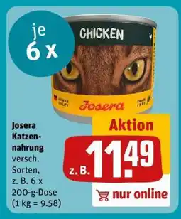 REWE Josera Katzennahrung Angebot