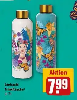 REWE Edelstahl Trinkflasche Angebot