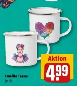 REWE Emaille Tasse³ Angebot