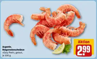 REWE Argentin. Rotgarnelenschwänze Angebot