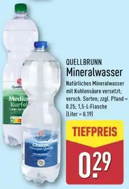 Aldi Nord QUELLBRUNN Mineralwasser Angebot