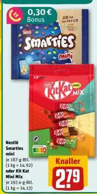REWE Nestlé Smarties mini Angebot