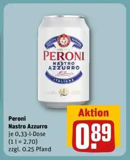 REWE PERONI Nastro Azzurro Angebot