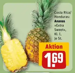 REWE Ananas Extra Sweet, Kl. I, je St Angebot