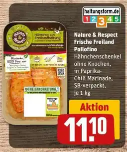REWE Nature & Respect Frische Freiland Pollofino Angebot