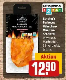 REWE Butcher’s Barbecue Hähnchen-Minuten-Schnitzel Angebot