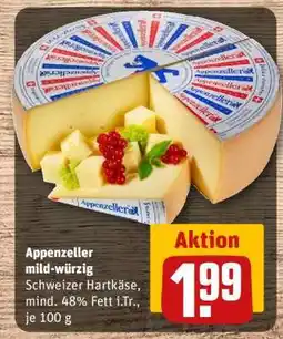 REWE Appenzeller mild-würzig Angebot
