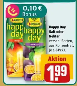 REWE Happy Day Saft oder Nektar Angebot