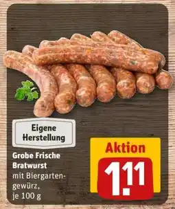 REWE Grobe Frische Bratwurst Angebot